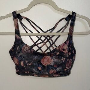 Lululemon Free To Be Wild Sports Bra in Frosted Rose/Melanite | 8